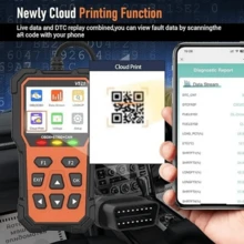 CASALIVA Agold V521 Escaner Automotriz Obd2 40000 Códigos Avería - Naranja - Ver 6