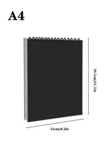 1 عبوة 30 ورقة ، دفتر رسم ، دفتر رسم مربوط بحلزون علوي ، دفتر رسم فني خالي من الحمض للرسم والتلوين والكتابة للبالغين والمبتدئين والفنانين ، للرسم والتلوين والرسم. عودة إلى المدرسة