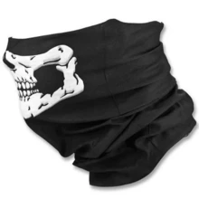 Bộ 2 găng tay và mặt nạ bộ xương Halloween, phụ kiện trang phục phong cách đen, thích hợp để trang trí tiệc Halloween - Nhiều màu - Xem 3