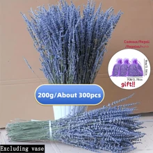 200/300pcs Lavender Bouquet - 3/5 Bundles Of Dried Flowers For Home Decor, Aromatherapy & Photography Props, Pest-Free Processing,Wedding Decoration, Rural Wedding, Bathroom, Bedroom, Yoga Studio | Used For Valentine's Day, Christmas, Thanksgiving, Anniversaries