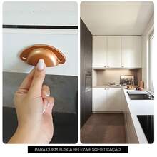 Kit Of 2 Colonial Shell Model Handles With Premium, High-Quality Finish For Drawers, Cabinets, Dressers, Furniture In General - 羅斯福科 - 查看 2