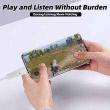 Adaptador de audio de Tipo-C a Lightning, Convertidor de Hembra Lightning a Macho USB C para auriculares - Multicolor - Ver 6