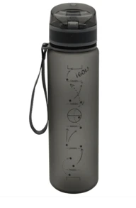 Real Betis Balompié REAL BETIS BALOMPIE TRANSLUCENT SPORTS BOTTLE 650 ML OFFICIAL GUARANTEED - NEGRA - View 2