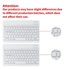 Tastatur Hülle kompatibel mit Samsung Galaxy Tab und iPad, Redmi Pad SE, mit abnehmbarer kabelloser Bluetooth Tastatur (150mAh) und Stifthalter (Schleife)
