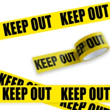 1 Roll Caution Danger Warning Tape, Construction Site Warning Line Yellow Construction Vehicle Party Decorations Halloween Decoration Party Supplies(24/48mm) - CAUTION - View 13