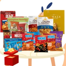 Imited-Time Blind Box!! Open The Blind Box And Happiness Will Come Naturally! "N Kinds Of Popular Snacks Are Hidden In The Box. Will They Encounter Sweet And Sour Or Crispy Ones This Time?" There Are All Kinds Of Chocolates, Bubble Gum, Cookies, Potato Chips And Many Other Snacks Inside. Come And Open Them. When You Place An Order Of 50 Items Or More, A Hidden Blind Box Will Be Sent