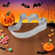 1 szt. foremka do ciastek w kształcie ducha ze stali nierdzewnej, materiał odpowiedni do ciasta na imprezę halloweenową, prezenty na Halloween