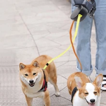 Pet 2 Dog 50 Lbs 360° Retractable Leash Double Dual Dog Leash