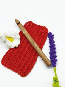 15mm/20mm/25mm 大号钩针，木质圆珠钩针，光滑圆头，符合人体工程学的手工纱针，适用于粗针织