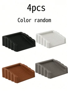 4个创意防风门挡，塑料磨砂门楔，门挡，防风门挡，防夹防撞门挡，适用于所有家庭，完美的乔迁礼物，保障家人安全，适用于家庭和办公室使用