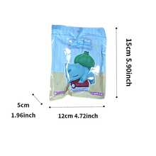 Llavero de peluche que brilla en la oscuridad - Eevee, decoración versátil para el coche o el escritorio, diseño 3D súper lindo, inodoro, que brilla en la oscuridad, regalo perfecto para las fiestas - Verde - Ver 5