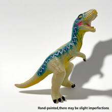 逼真的巨型恐龙玩具，适合儿童和幼儿，工艺装饰和儿童教育玩具，适合 3-5 岁儿童的恐龙玩具，适合恐龙爱好者的大型软恐龙玩具，霸王龙、腕龙、三角龙、翼龙、棘龙、迅猛龙 - 恐龙派对礼物，新年礼物，生日和圣诞节礼物