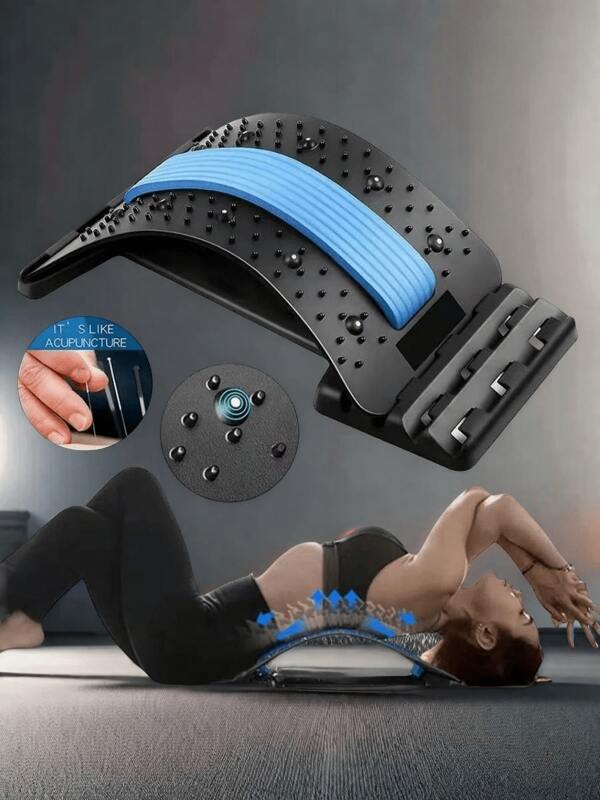 Back Stretcher Posture Corrector, Used To Relieve Lower Back Pain, Back Massage Bed&Chair&Car, Multi-Level Lumbar Support Stretcher Spine