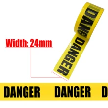 1 Roll Danger Caution Warning Tape, Construction Site Warning Line Yellow Construction Vehicle Party Decorations Halloween Decoration Birthday Party Supplies - DANGER - View 16
