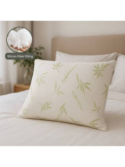 Made In Turkey Bamboo Series Filled Kussen 50x70 Cm Zachte Support, Hypoallergenic Sleep view 6