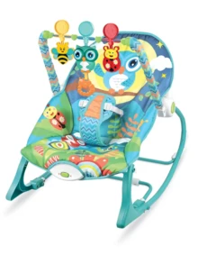 Cadeira de Descanso e Balanço para Bebê Encantada - Color Baby - Azul - Visão 5