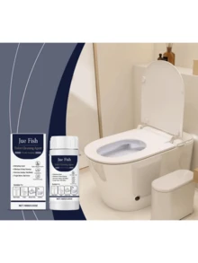 Jue-Fish Limpiador de espuma para inodoro, quitamanchas de orina y amarillos, ambientador de inodoro (entrega aleatoria de modelos nuevos y antiguos)