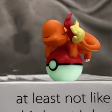 Glow-In-The-Dark Poké Ball Plush Keychain Car/Desktop Decor | Super Cute 3D Design | No Odor | Glows In Dark | Perfect Holiday Gift. - Red - View 4