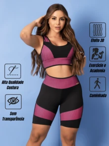 TARELLES Women Sports Sets - Rosa - Ver 2