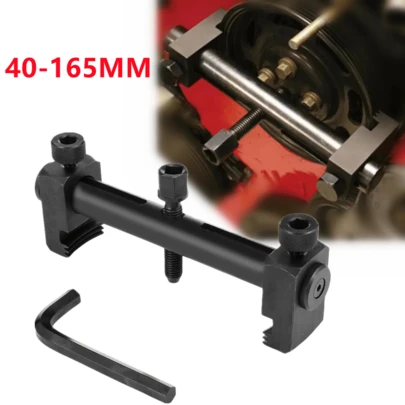Tapsin Pulley Crankshaft Remover Universal Ribbed Drive Pulley Puller Carbon Steel Crankshaft Remover Adjustable Auto Repair Tool Auto Accessary 40-165MM