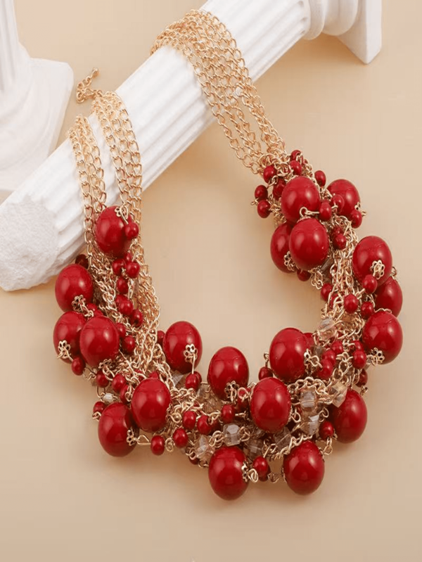New European & American Fashion Pearl Necklace, Choker, Clavicle Chain