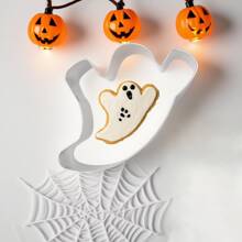 1 szt. foremka do ciastek w kształcie ducha ze stali nierdzewnej, materiał odpowiedni do ciasta na imprezę halloweenową, prezenty na Halloween