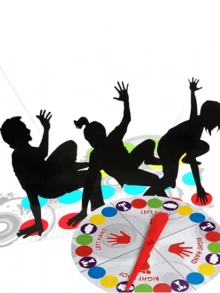 Twist & Fun Kids/Family Body Twist Motion Pad Board Game, Party Game, Entertaining Board Game For Home - Multicolor - View 3