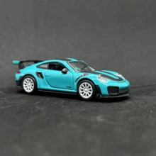 1 件 Burago 1:64 保时捷 GT2 RS 压铸模型车，迷你版，银灰色/黄色/橙色/蓝色/绿色可选，可打开车门，悬挂功能，驾驶平稳，逼真的复制品，适合男孩和女孩的玩具，成人收藏品，办公桌装饰，万圣节/圣诞节/生日礼物 - 彩色 - 查看 13