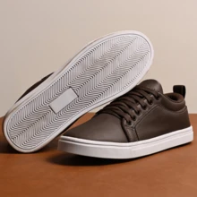Men's Casual Stylish Sneakers For Everyday Wear, Jaca Print, Quality, Special Offer, Immediate Shipping - Coffee Brown - View 6