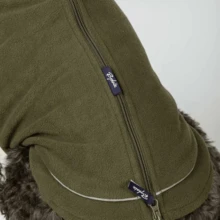 Fleece Dog Jumper - Olive - View 13