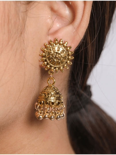 Modische Glocken-Quasten-Ohrringe, Vintage-Ohrringe, Streetstyle-Ohrringe