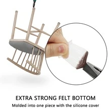 4/8/16/20/32 件圆形椅腿地板保护垫 - 适用于硬木地板的耐用硅胶家具垫，棕色底部防刮椅腿套，滑动顺畅的家具滑块，降低噪音而不会刮伤，适用于厨房、客厅和办公室 - 深棕色-1 - 查看 7