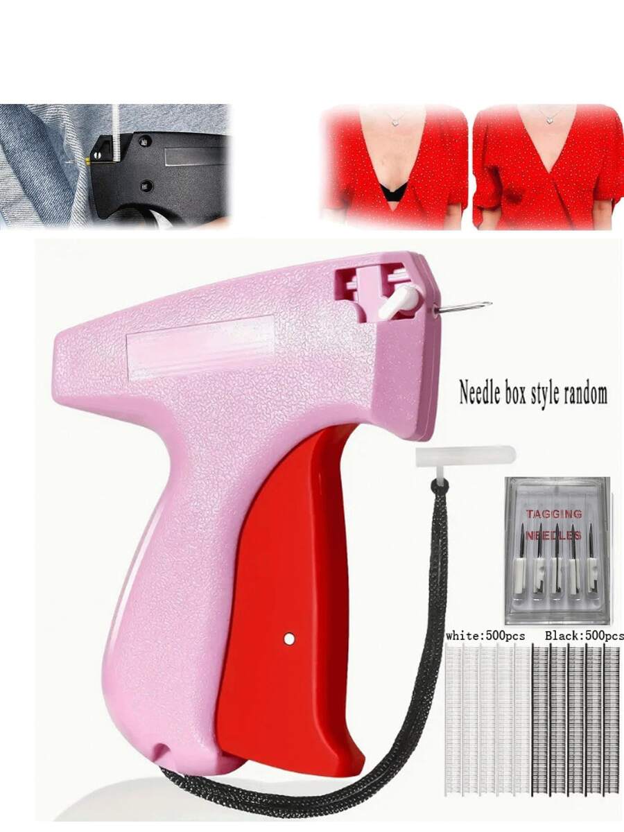 1pc Clothing Fixer Micro Stitch Gun Fine Stitch Tagging Gun For Clothing Mini Stitch Gun Sewing Quilting Hemming Quick Stitch Gun