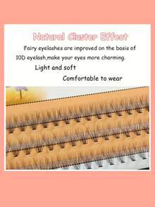 10 Boxes, 600pcs C-Curl Individual Eyelashes, 10D, 10-14mm, Natural Look, Lengthening & Long-Lasting, Suitable For Parties & Occasions - C - View 2