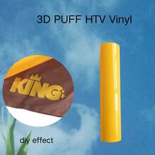 Reflective / 3D Puff Heat Transfer Vinyl For T-Shirts - Vinyl Bundle 9.8x9.8 Inches For Heat Press Machine - Multicolor - View 43