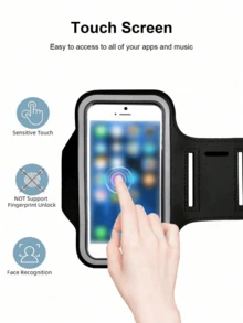 Multifunktionale wasserdichte Sportarmband, Outdoor Laufen Wandern Radfahren Yoga Touchscreen Handyhalterung