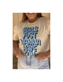 T-shirt Wanna Feminina Manga Princesa Plus Size