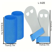 Gymnastics Wrist Wraps Set, Wrist Sweatband And Palm Protection Straps, Wrist Support Sports Accessories, Suitable For Workout, Breathable Moisture-Wicking Sports Wristband, Suitable For Men And Women, Applicable To Tennis, Soccer, Basketball, Running And Other Sports, Elastic Fit, Suitable For Various Activities, Multi-Functional Wrist Support, Fashionable And Practical, Anti-Sweat Wristband, Gym Wrist Gymnastics Wrist Wraps Set