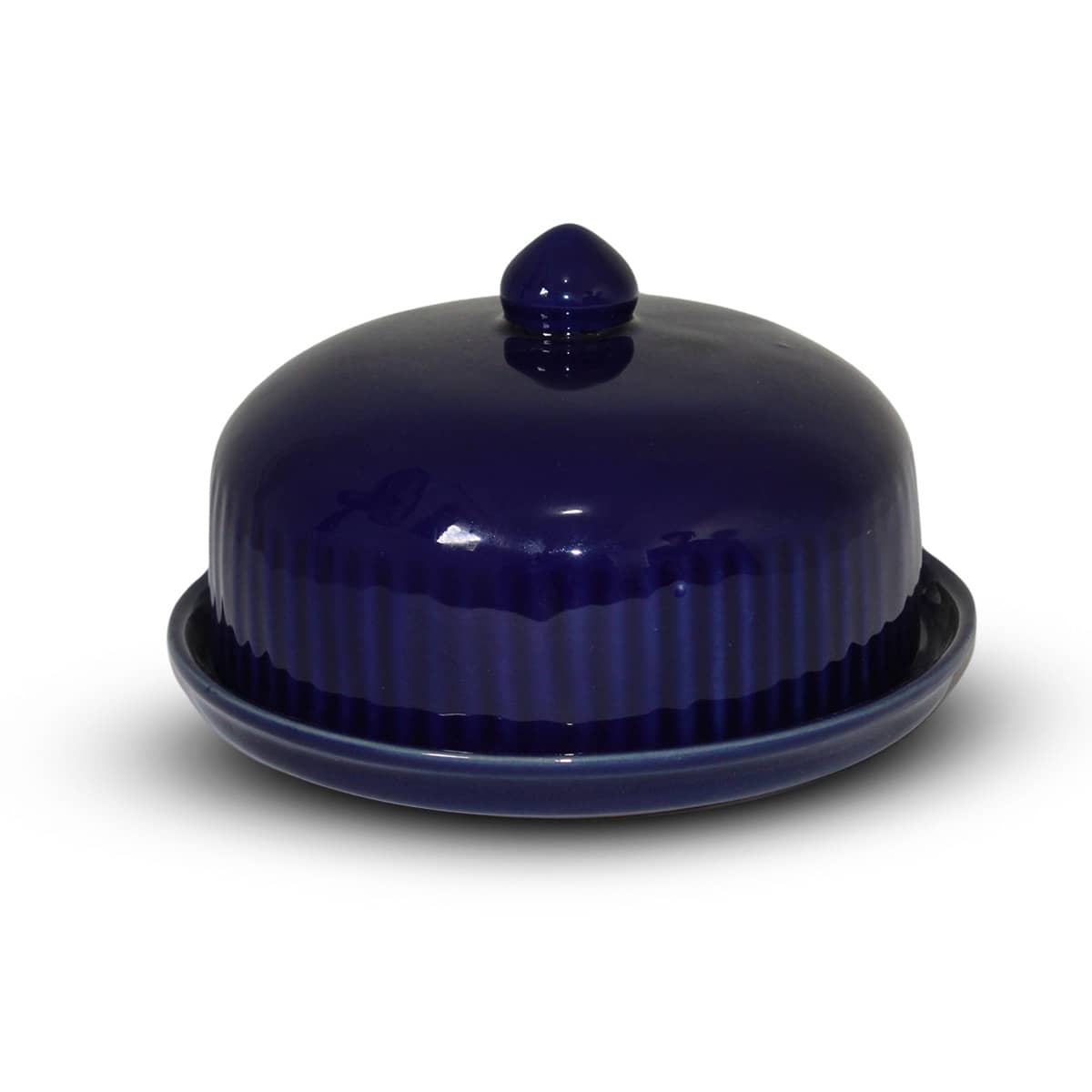 Ceramic Cheese Rack Cheese Stand Coffee Tray - Cobalt Blue - View 1