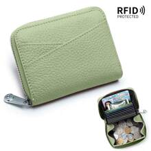 1pc Short Japanese Style Coin Purse, Solid Color Minimalist Accordion Card Wallet, Large Capacity Women Coin Pouch, Suitable For Girls, Ladies, Office Workers, Great For Work, Business Trip, Commuting, Travel
