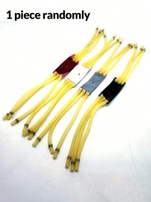 1/2/4/6/10pcs Rubber Band Tri-Card Six-Strand Beaded Rubber Band Set, Slingshot Rubber, Resistance Band