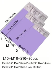 10/12/50/60/100/120pcs Dopamine Self-Sealing Bags, Suitable For Clothing, Personal Items Storage, Logistics, Mailing, Portable Packaging Storage Bags, Multi-Purpose Bags, Gift Bags, Packaging Bags - Multicolor - View 30
