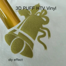 Reflective / 3D Puff Heat Transfer Vinyl For T-Shirts - Vinyl Bundle 9.8x9.8 Inches For Heat Press Machine - Multicolor - View 48