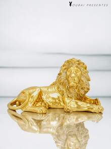 Large Lion Resin Ornament 22cm - Dorado (tipo A) - Ver 1