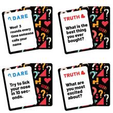 Party Game Drink If Adult Party Entertainment Wine Table Game Cards Multi-Person Party Team Building Toys Drinking Props Game Cards Perfect Game Night For Family And Friends Thanksgiving, Halloween And Christmas Party Gifts 21st Birthday Gifts