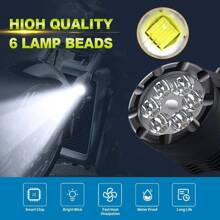 2 pezzi Faro a LED da 60W per motocicletta, faro aggiuntivo universale per moto, faro ausiliario a LED