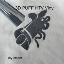 Reflective / 3D Puff Heat Transfer Vinyl For T-Shirts - Vinyl Bundle 9.8x9.8 Inches For Heat Press Machine - Multicolor - View 39