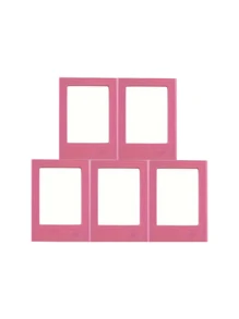 1 szt. wielokolorowa 3-calowa magnetyczna plastikowa ramka na zdjęcia, magnetyczna naklejka na lodówkę, do zdjęć z aparatu natychmiastowego i mini kartek, odpowiednia do spersonalizowanej dekoracji lodówki, prezent dla przyjaciół, na Halloween, Boże Narodzenie