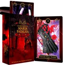 Tarot Deck Oracle Deck Maria Padilha Luxury Launch 36 Laminated Cards And Illustrated Explanatory Manual - Red - View 2