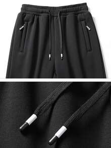 Herren Lässig Jogginghose, Fleece gefüttert, verstärkt, knöchellang, geeignet für Herbst/Winter